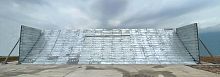 Metal jet blast deflector HEL.Mfor airport