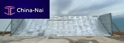 Metal jet blast deflector HEL.Mfor airport