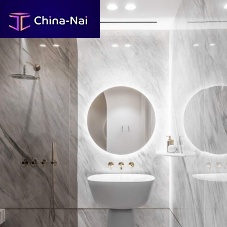 Wall-mounted bathroom mirror for shopcontemporaryrectangular