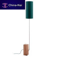 Floor-standing lamp LMP LOOPAmetalwoodcontemporary