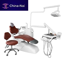 Dental unit with adjustable headrest SDL-C0241with monitorwith hygiene systemwith LED light