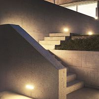 Recessed wall light fixture CONCRETE LEDrectangularIP65