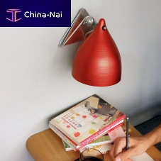 Contemporary wall light CORNETTE indooranodized aluminumconical