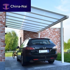 Stainless steel carport HILLpolycarbonateacrylic