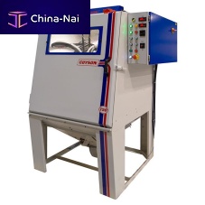 Rotary drum blast machine T50for additive manufacturingfor aeronautical applicationsautomatic
