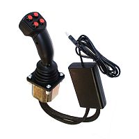 Hall effect joystick JC6000-T-XY-SWITCH-V1-KIT2-axiswith buttonsIP65