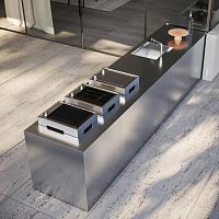Outdoor kitchen PROJECT 03contemporarystainless steelaluminum