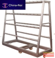 Transport cart stainless steelfor meatwith swivel casters