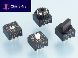 Rotary switch KDS seriesDIPmultipolecoded