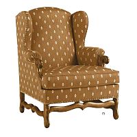 Louis XIII armchair BE1327fabricwingbergere