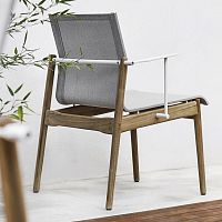Contemporary chair SWAYoutdoorfabricaluminum