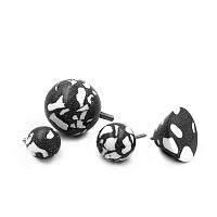 Contemporary door knob Demenico rocksnatural stone