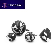 Contemporary door knob Demenico rocksnatural stone