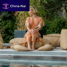 Original design pouf CRABEfabricpolyethylenewaterproof