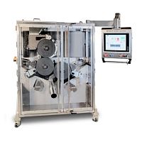Optical inspection system continuousservo-drivenfor capsules