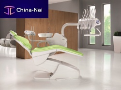Dental treatment unit with chair Friend Pluswith delivery system