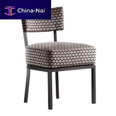 Contemporary chair Alfaindoorfabricsteel base
