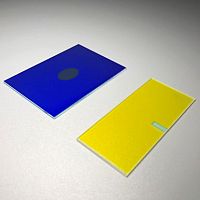 Colored optical filter band-passmulti-bandcustom