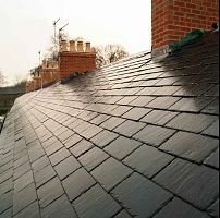 Plain roof tile RIVERSTONEflatslategray