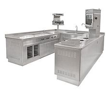Contemporary kitchen U GOURMET MASTERstainless steelU-shapedmodular