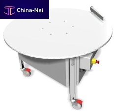 Manual turntable motor-driven