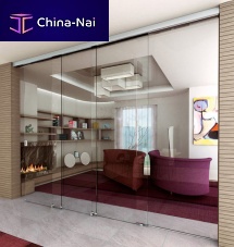 Door sliding system SEEGLASS LUXglass door