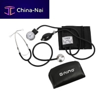Cuff-mounted sphygmomanometer HNK-ANwith stethoscopewith adult cuff