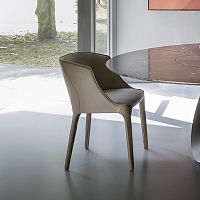 Contemporary chair GOLDIEindoorin synthetic fabricupholstered
