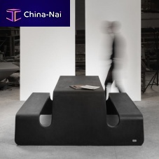 Contemporary table and bench set Tourconcreteoutdoorfor public space