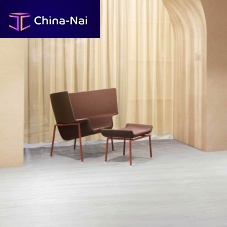 Original design armchair Capofabricleathermetal