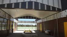 Panel cladding BYFORD HIGH SCHOOLfiber cementsmooth