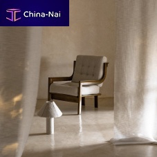 Plain sheer curtain fabric REI canvaspolyestertransparent