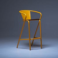 Contemporary bar chair BICAstool CLASSICoutdoorindoorpainted metal