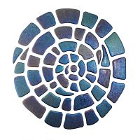 Wall-mounted decorative panel SPIRAL CHAMELEONglassmirror