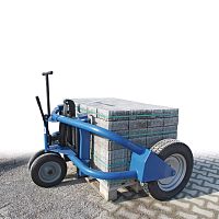 Construction material pallet hand truck PW-IIIadjustable