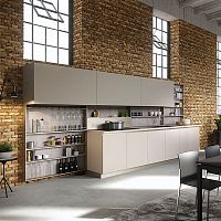 Contemporary kitchen LAB13wood veneerlacquered woodisland