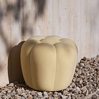 Contemporary pouf APEXfabricroundoutdoor
