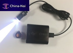 Surgical headlight LEDwith rechargeable batteryfor binocular loupes