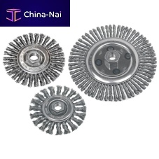Knotted wheel brush 60001finishingstainless steel