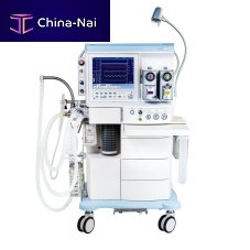 Trolley-mounted anesthesia workstation Leon pluswith respiratory monitoringwith ventilatorwith gas scavenging system