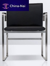 Contemporary chair CH111water-resistant fabricsled basecommercial