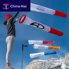 Airport windsock with mast