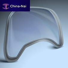 Helicopter aircraft window ARH-70 acrylicpolycarbonate