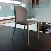 Contemporary chair BRENDA S102indoormetalsynthetic leather