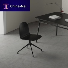 Contemporary chair TERRAindoorplywoodlacquered aluminum base