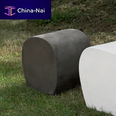 Contemporary pouf LAND.2cementfiber cementhandmade