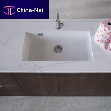 Undercounter washbasin AMERIGOcrystalwith counterrectangular