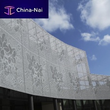 Perforated sheet metal PERF'DESIGNaluminumsteelfor facade cladding