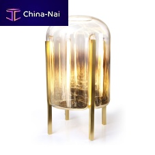 Table lamp BELLADONNAbrassglasscontemporary