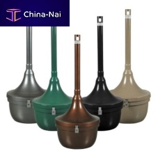 Steel ashtray ASH URNfor outdoor usefor public space